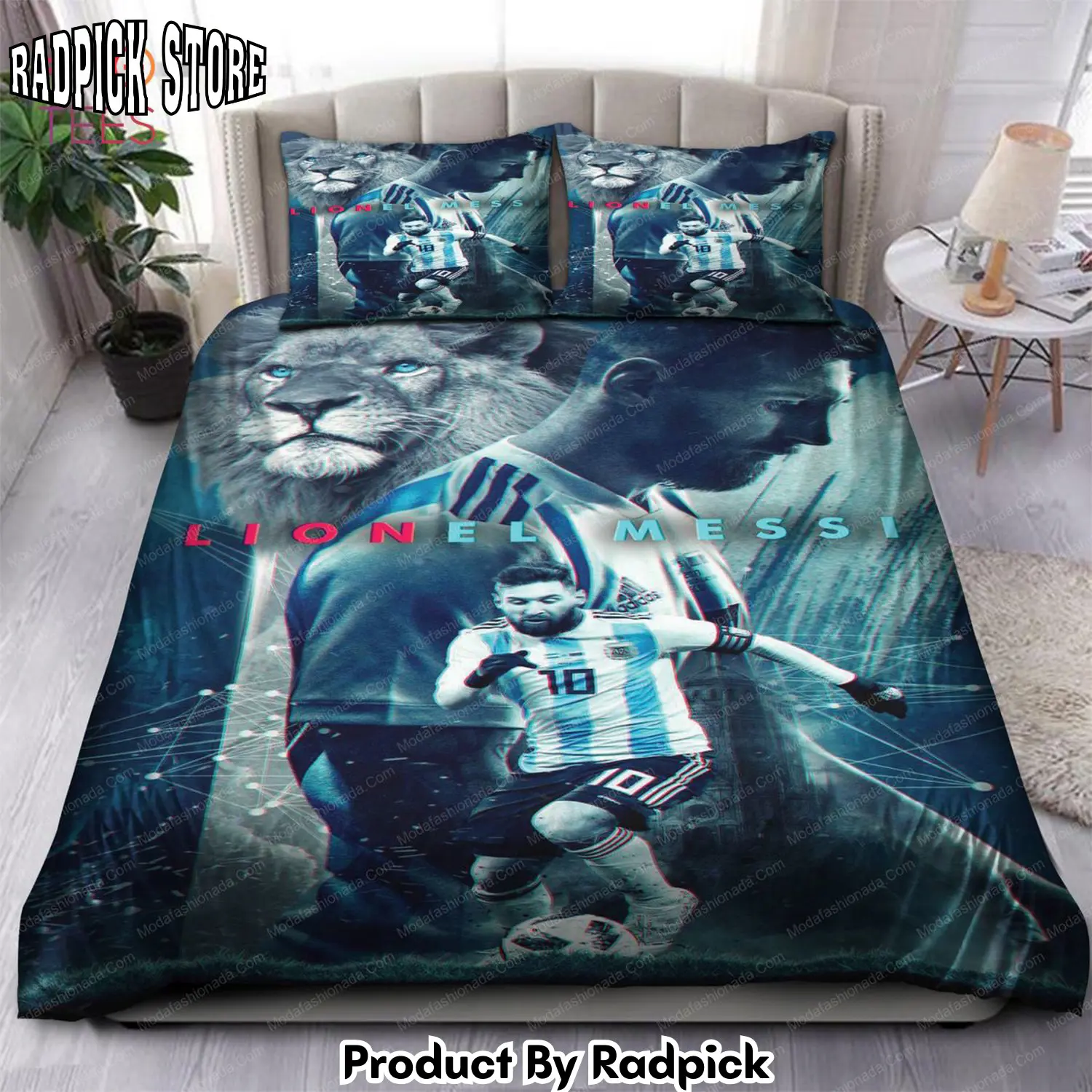 Radpick argentina lionel messi bedding sets rp3278722